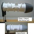 00-3BSN-P01-OPT01.jpg STL file Swivel Nozzle for Jet Engine, 3 Bearing Type, [Phase 1]・3D printer model to download