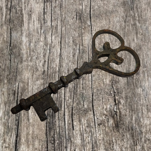 🔑 Vintage rustic key・ STL File for 3D printing・Cults