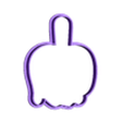 3 frame.stl Halloween candy cookie cutter #3