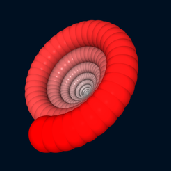Ammonite_jpp_001_1.png OBJ-Datei Ammonite・3D-druckbare Vorlage zum herunterladen