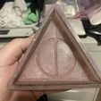deathly_hallows_silicone_freshie_mold.jpg Deathly Hallows Harry Potter - 3D Model Mold Box for Silicone Freshie Moulds