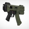 1.220.jpg Modified H&K MP5K from the movie Doom 3d print model