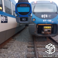xtm.png STL file X'Trapolis Modular train keychain - one color and multicolor・3D printable model to download