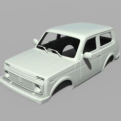untitled.83.jpg STL file Lada Niva quality 3D model in STL 313m wheelbase・3D printer model to download