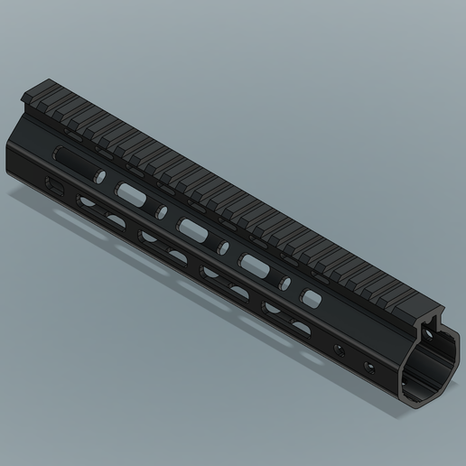 Airsoft AR15 M-LOK Handguard (10 inch, 254 mm)