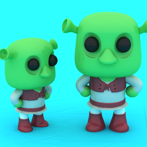 Cute Stylized Ogre Figurine 3D Model
