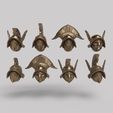 space-gladiator-helmets-front.jpg Fantasy gladiator helmets