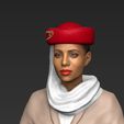 emirates-airline-stewardess-highly-realistic-3d-model-obj-wrl-wrz-mtl (20).jpg Emirates Airline stewardess ready for full color 3D printing