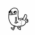 dickbutt140x140.png Hidden Lithophane Loonie Shopping Cart Tokens