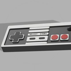 ptnintendo.jpg Archivo STL Llavero del mando de Nintendo nes・Plan de impresión en 3D para descargar, Snake069