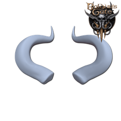 CAMBION-NKD-M-A.png Baldur's Gate 3 CAMBION NKD M A Horns For Cosplay