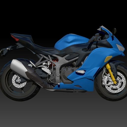 🥷 KAWASAKI NINJA ZX25R・ STL File for 3D printing・Cults