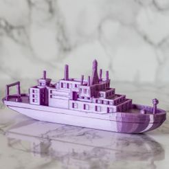 resize-boat7-square.jpg STL-Datei Research Vessel kostenlos・3D-Drucker-Modell zum herunterladen