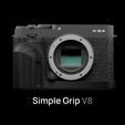 Frame-10.jpg Simple Grip by Simple Labs - X-E4 Handgrip with AirTag support