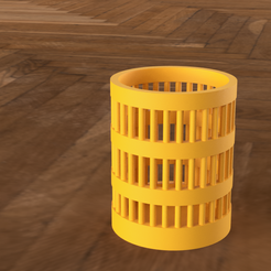 Pen-holder.png STL file Sleek and Modern 3D-Printed Pen Holder Design・Design to download and 3D print