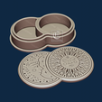 Sun-and-Moon-3.png Sun and Moon V-Carved Jewelry Box - Files for CNC (svg, dxf, eps, ai, pdf, stl)