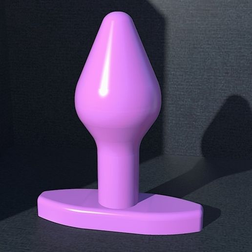 Butt plug - anal fun series 40mm STL File for Cults