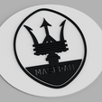 1.png Maserati Auto Logo Coasters