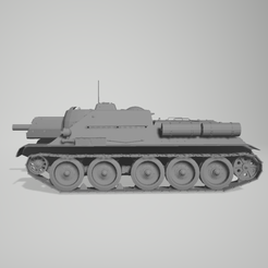 1.png STL-Datei WWII su-122 1/35・3D-druckbares Modell zum Herunterladen
