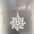 IMG_3872.jpg Free STL file Waves earrings・3D printing idea to download