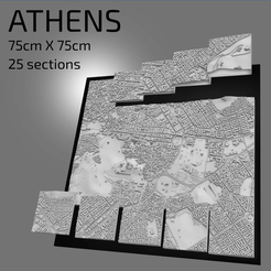 Schermata-2021-11-29-alle-19.17.16.png STL file 3D Athens | Digital Files | 3D STL File | Athens 3D Map | 3D City Art | 3D Printed Landmark | Model of Athens Skyline | 3D Art・3D printable model to download