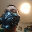 covid mask Mortal Kombat Scorpion 11 MK, jamietheman84