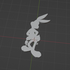 bugs.png STL file Bugs Bunny Pencil topper ornament・3D printable model to download
