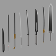 SWORD_COLLECTION002.png Bleach Ichigo New Swords
