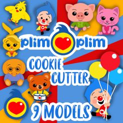 1.jpg PLIM PLIM - Cookie Cutter - Corta Galletas - 9 modelos
