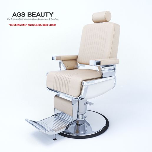 Antique Barber Chair – Realistic 3D Model