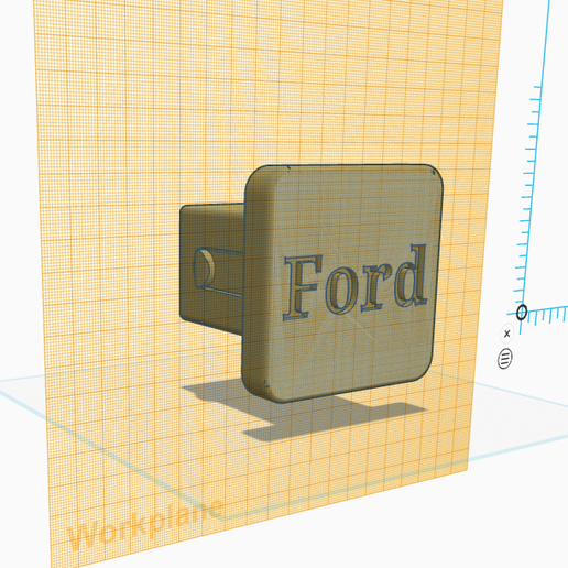 Truck Hitch Custom 2 3D model