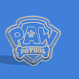 escudo paw patrol.png paw patrol cookie cutter shield