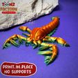 PRINT.IN.PLACE NO SUPPORTS FLEXI PRINT-IN-PLACE SEA SCORPION