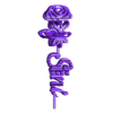 Text Flip - Valentines Rose Seni Seviyorum.stl Text Flip: Valentines Rose 🌹