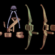 blender_5zcyBqs3A0.png Deadlock Cosplay Grey Talon Default costume Valve's Deadlock Full armor and weapon Revolver Hell Gun Shotgun Sword Saber Cosplay Kit , kitbash ALl in one