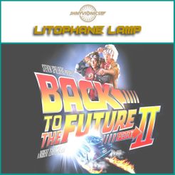 0-COVER.jpg STL file BACK TO THE FUTURE Night Lamp・3D print design to download
