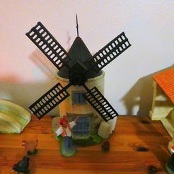 P1210634.JPG Файл 3D Ветряная мельница・Дизайн для загрузки и 3D-печати