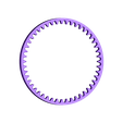 Gear48-Ring01.stl STL file Radial Engine, 7-Cylinders, Cutaway・Template to download and 3D print