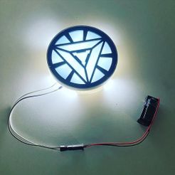 CD505045-9E0D-41AC-9623-2D70122DC1F9.JPG Free STL file Iron Man Arc Reactor・Template to download and 3D print