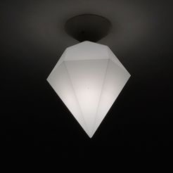 1610114578091.jpg STL file lamp lampshade diamond low poly・3D printable design to download