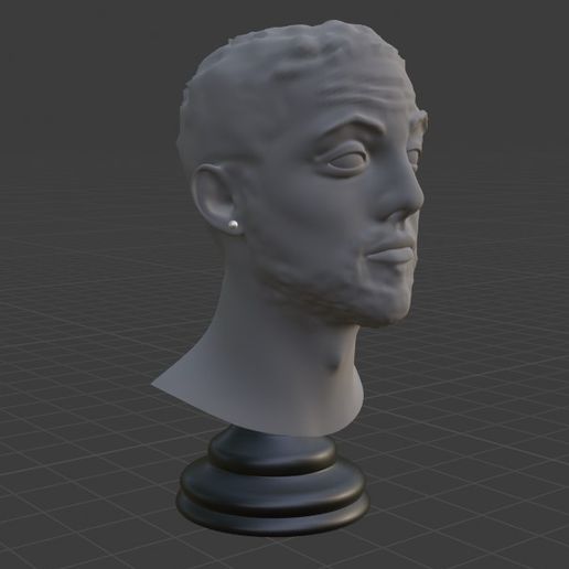 Mac Miller Rapper Musician Bust 3D model