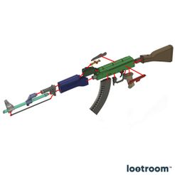 CS-AK-stl.jpg Counter Strike / CS2 AK-47 3D STL Files