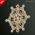 CLASSIC-Snowflakes_12.png Snowflakes Classic Tree Decoration