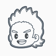 sadsafd.png Free STL file MIRIO TOGATA LEMILLION / COOKIE CUTTER / MY HERO ACADEMY /BOKU NO HERO / ANIME / CHIBI・3D printable model to download