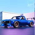 renders-square-3.jpg V8 DRIFT TRUCK FULL MODELKIT 1-24th
