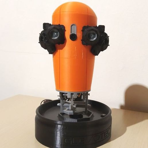 【新品】 🤖 Jeff face tracking robot head (Finch 2021)・ 3D File for ロボット