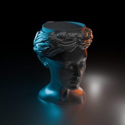 1.png Bust of a woman, candle holder or vase, ancient Rome