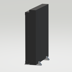 Suporte-Xbox-One-X-1.png STL-Datei Xbox One X Ständer・3D-druckbares Modell zum herunterladen
