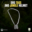 6.png Dog Tags and Jungle Helmet for action figures