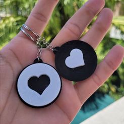 1.jpg Heart Cookie Keychain